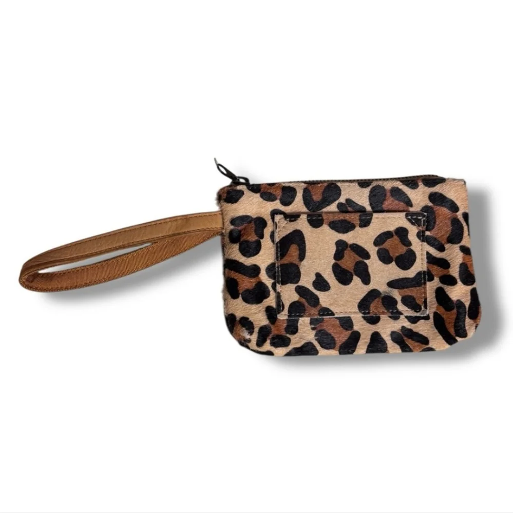 CREWCUTS Leopard Print Calf’s Hair WristletI’m NWT